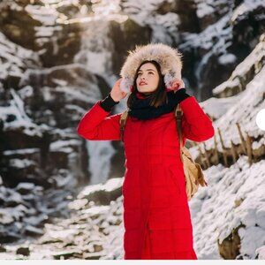 Goose Down Arctic Bay Bellville parka made in Canada XL